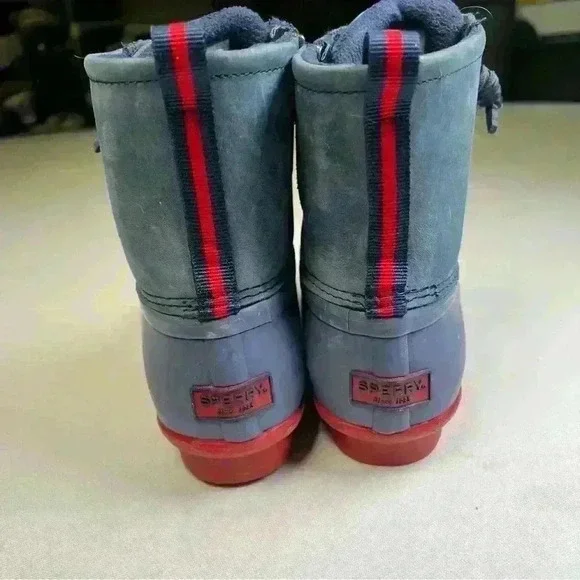 Sperry saltwater waterproof rain boots sz7 like new - Picture 5 of 11